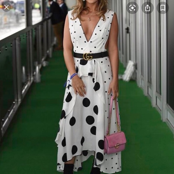 MIX SPOTTED MIDI DRESS - A BLOGGER FAV! - Picture 1 of 10